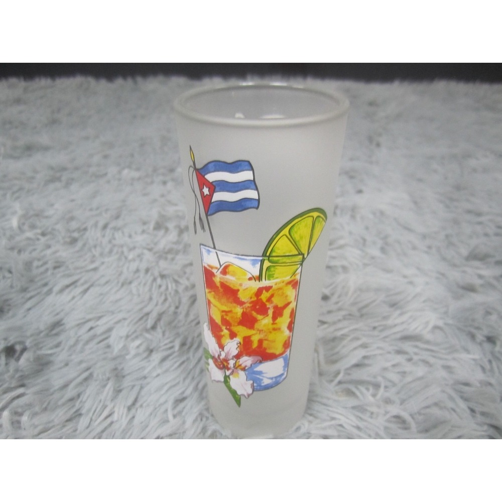 Agiftcorp Cuba Libre Recipe Frosted‎ Multicolor Highball Glass Barware Cocktail